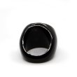 画像5: 「水牛」指輪 リング まる 黒 ブラック 15.5号 バッファローホーン レディス メンズ アクセサリー (5)