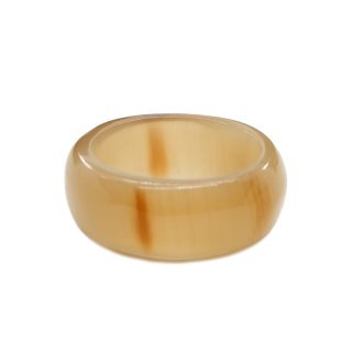 「水牛」指輪 シンプルリング (3) 12.5号-幅0.8cm バッファローホーン レディス メンズ アクセサリー - 桜じゃぱん。
