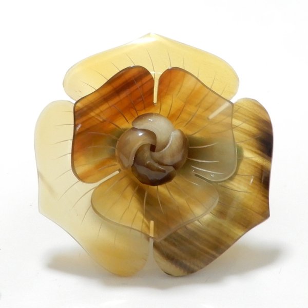 画像1: 「水牛」ヘアゴム 花ひととき Φ6.5cm（5） (1)