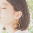 画像3: 「水牛」ピアス 軽やかなリング Φ4.9cm（4） (3)