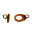 画像2: 「水牛」マンテル 3.2cm×2.6cm (8) アクセサリーパーツ 留め具 (2)