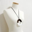 画像5: 「水牛」ペンダント オーバル oval ホワイト 白 white（2） (5)