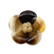 画像1: 「水牛」ブローチ 椿 カメリア 6.3cm×6.3cm（5） (1)