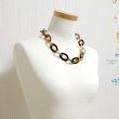 画像3: 「水牛」ショートネックレス オーバル 上質おとなアクセ（1） (3)