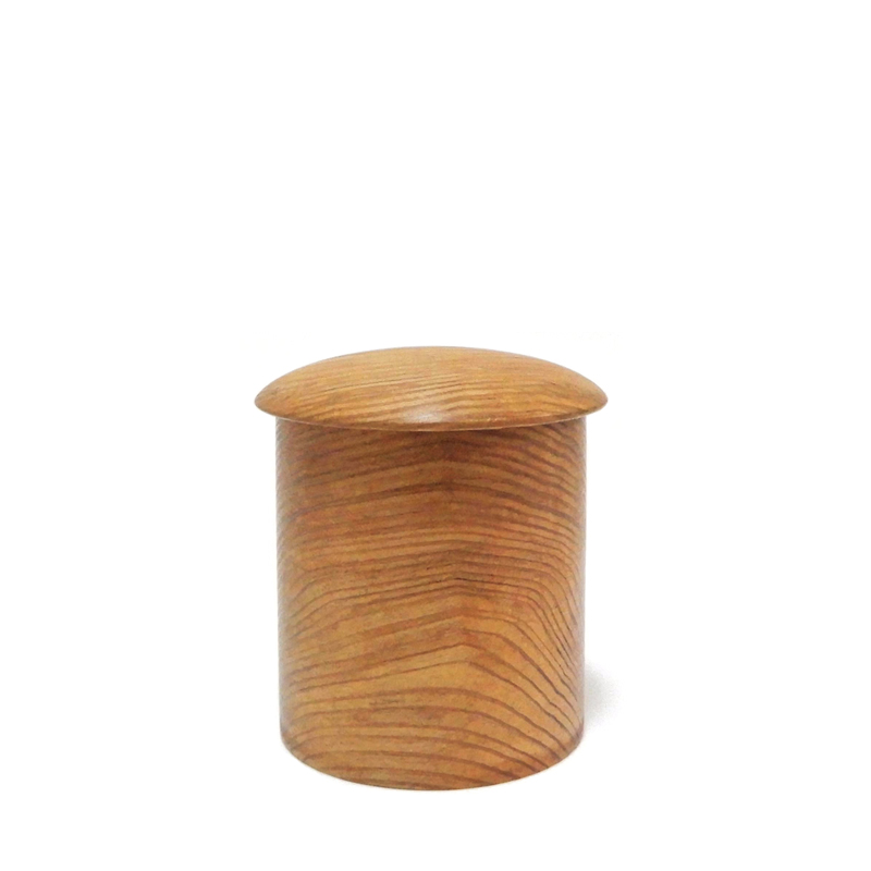 木の品」金輪寺 屋久杉 筍杢 無垢材 Φ5.0cm×6.2cm (5) 茶器 Wooden