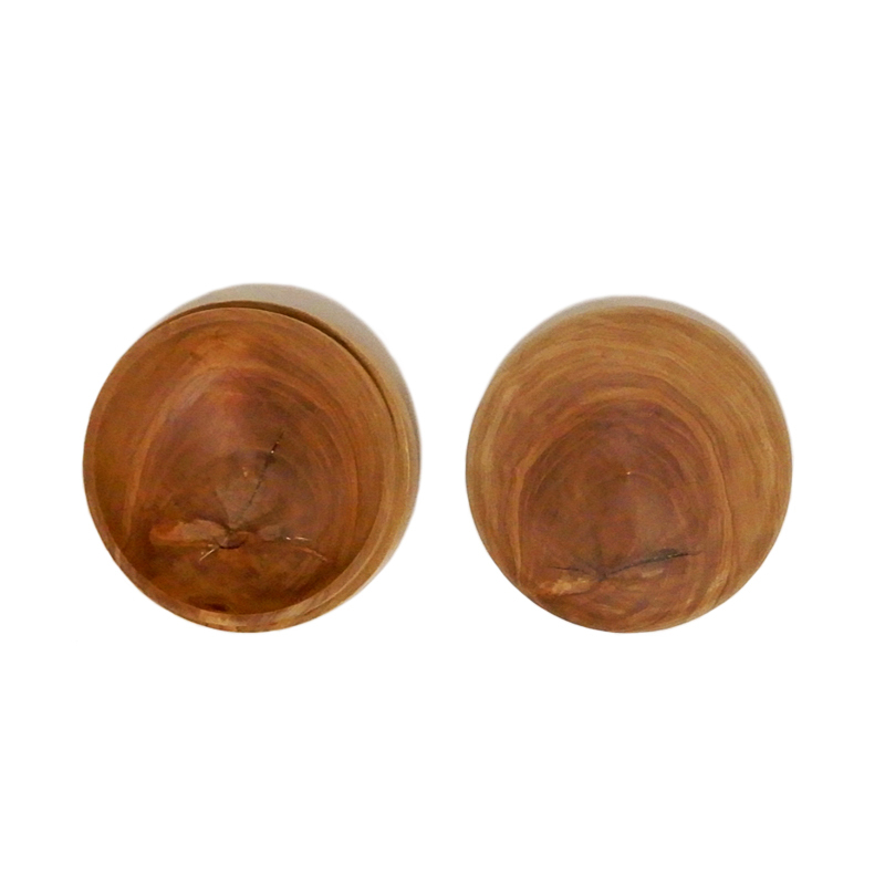 木の品」香合 白檀 心材 無塗装 無垢材 Φ7.8cm（19）茶道具 Wooden